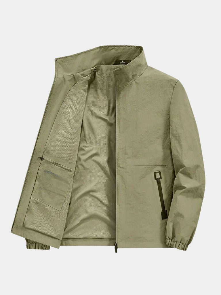 Utility Zip Jacket - Modern Tailored Coat
