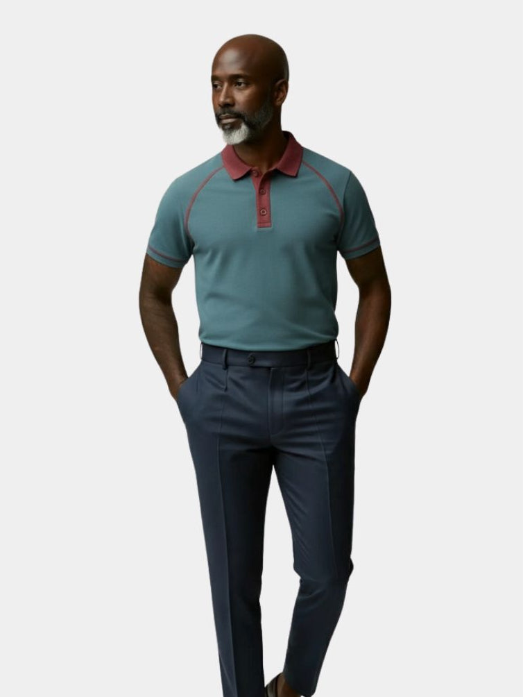 Green Polo Shirt - Luxury Tailored Fit
