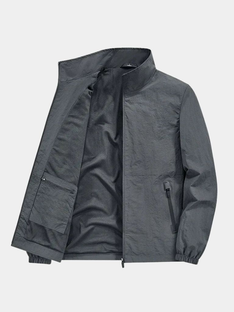 Utility Zip Jacket - Modern Tailored Coat