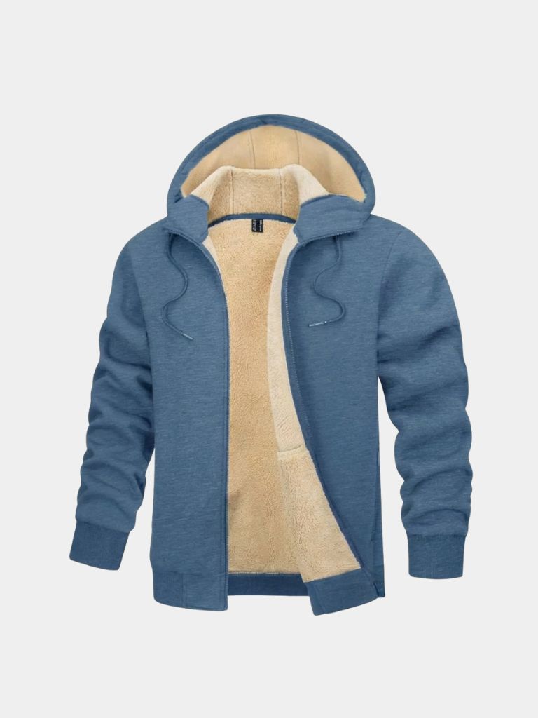 Sherpa Hoodie Jacket – Durable Thermal Fleece