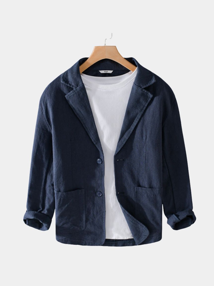 Summer Linen Blazer - Classic Breathable Jacket
