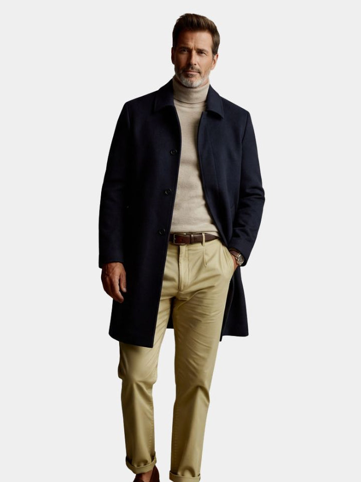 Classic Wool Coat – Tailored Luxury