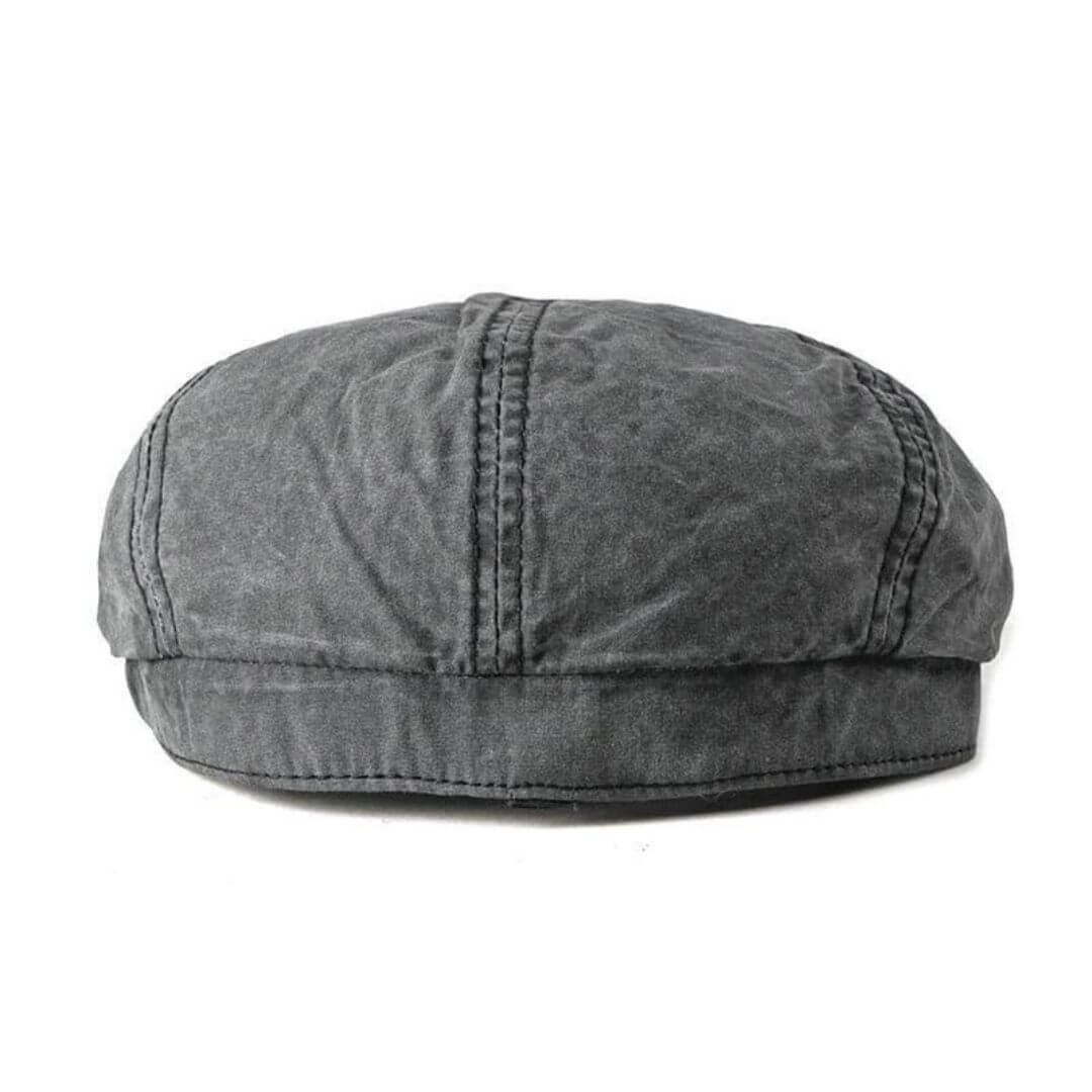 Washed Cotton Newsboy Cap – Adjustable Classic