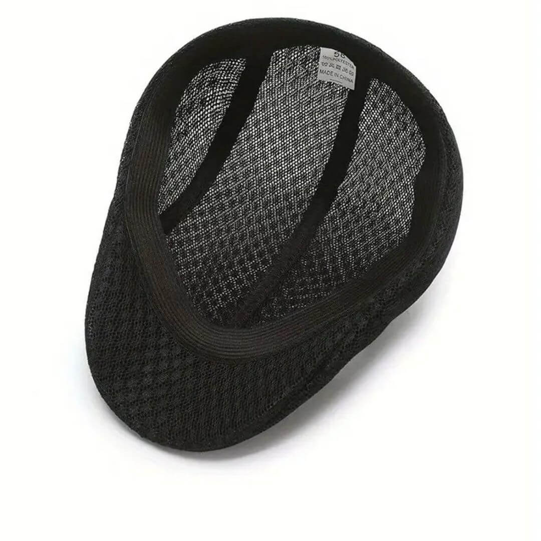 Mesh Flat Cap - Breathable Lightweight