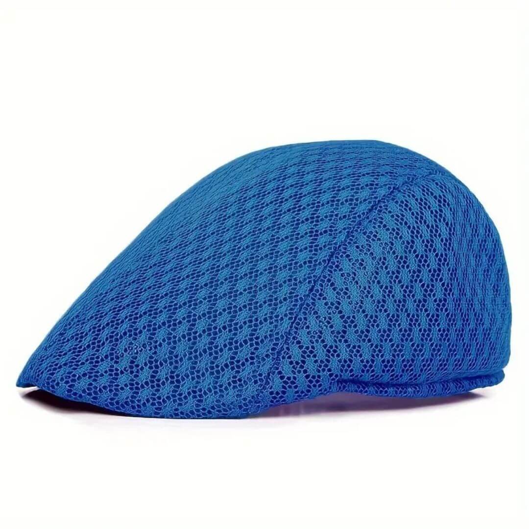 Mesh Flat Cap - Breathable Lightweight