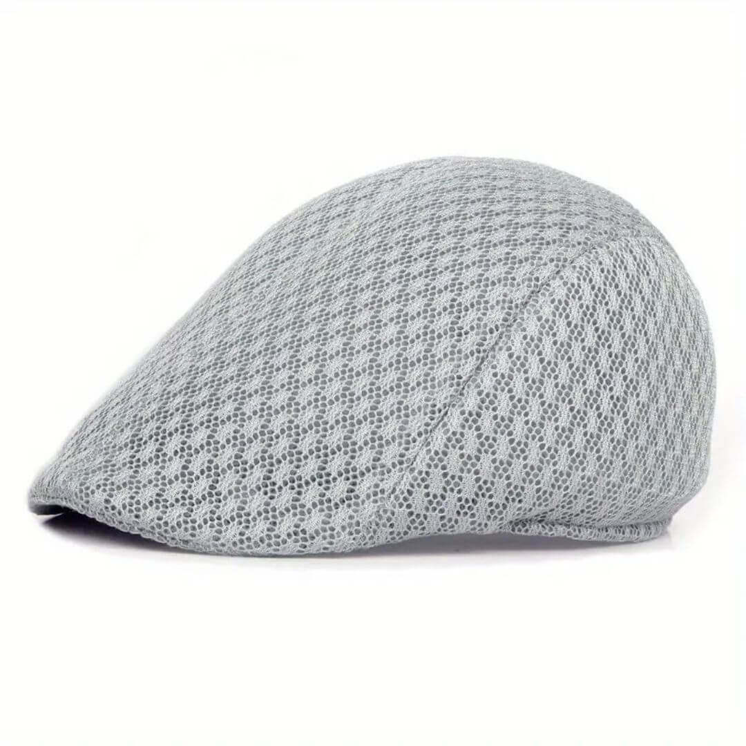 Mesh Flat Cap - Breathable Lightweight