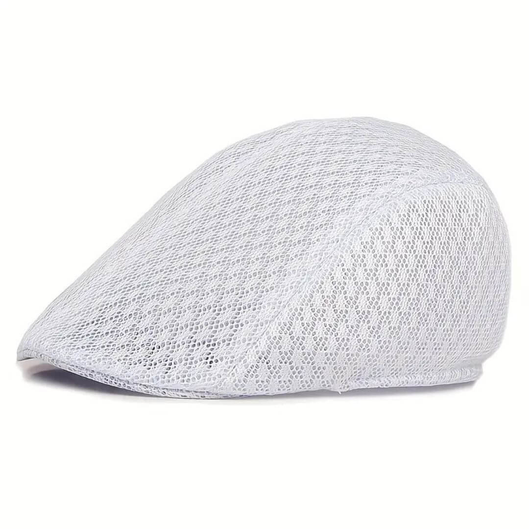 Mesh Flat Cap - Breathable Lightweight