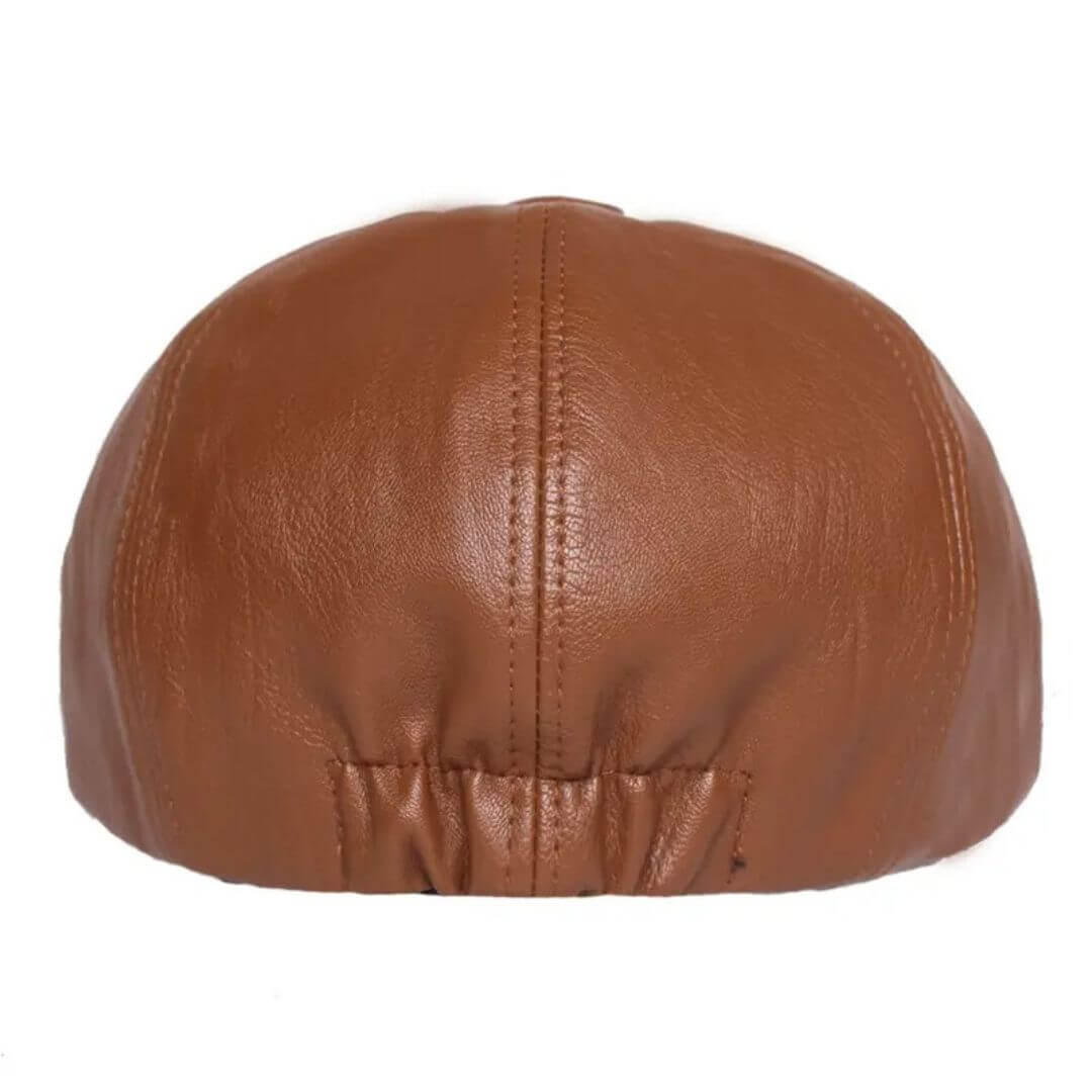 Leather Flat Cap – Timeless Style