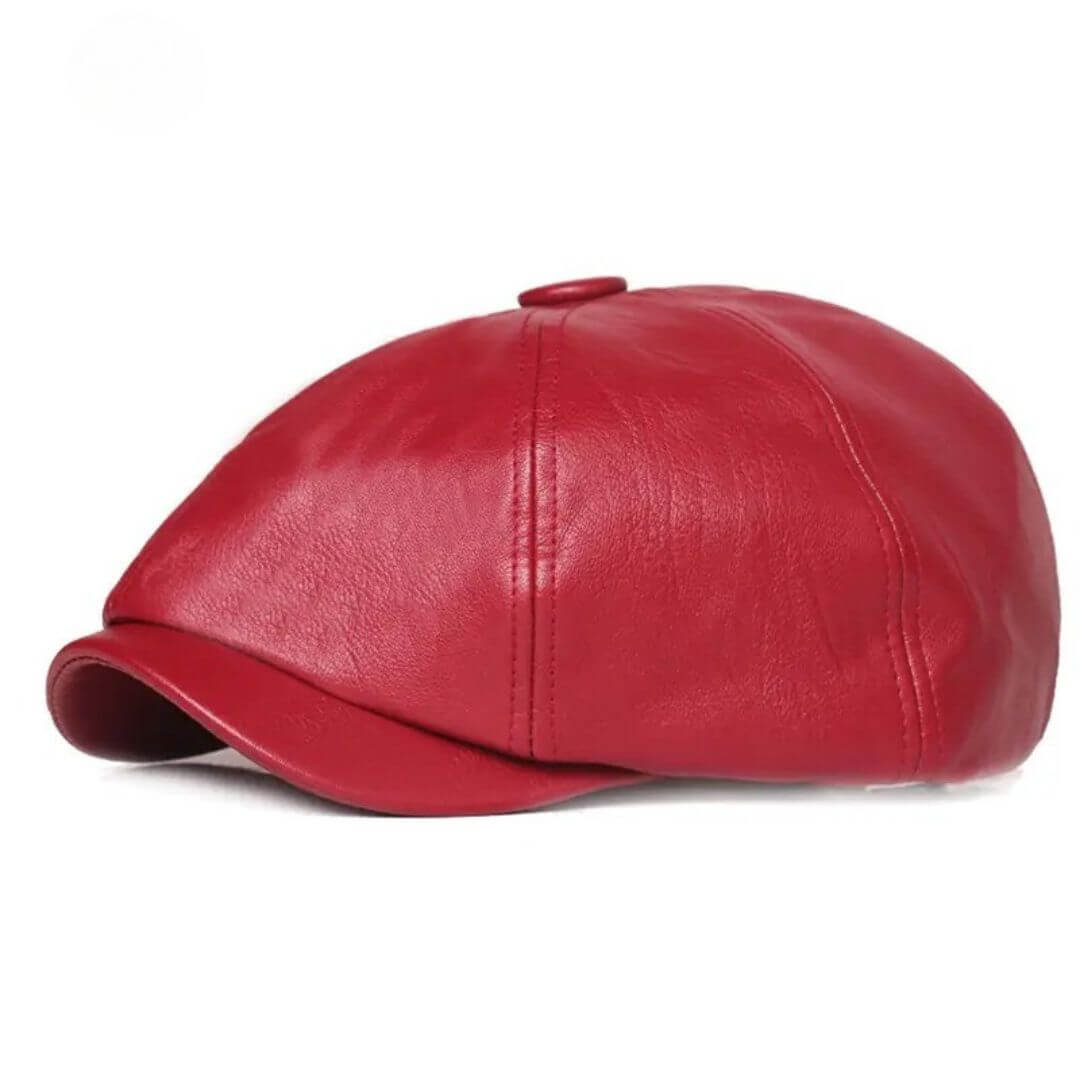 Leather Flat Cap – Timeless Style