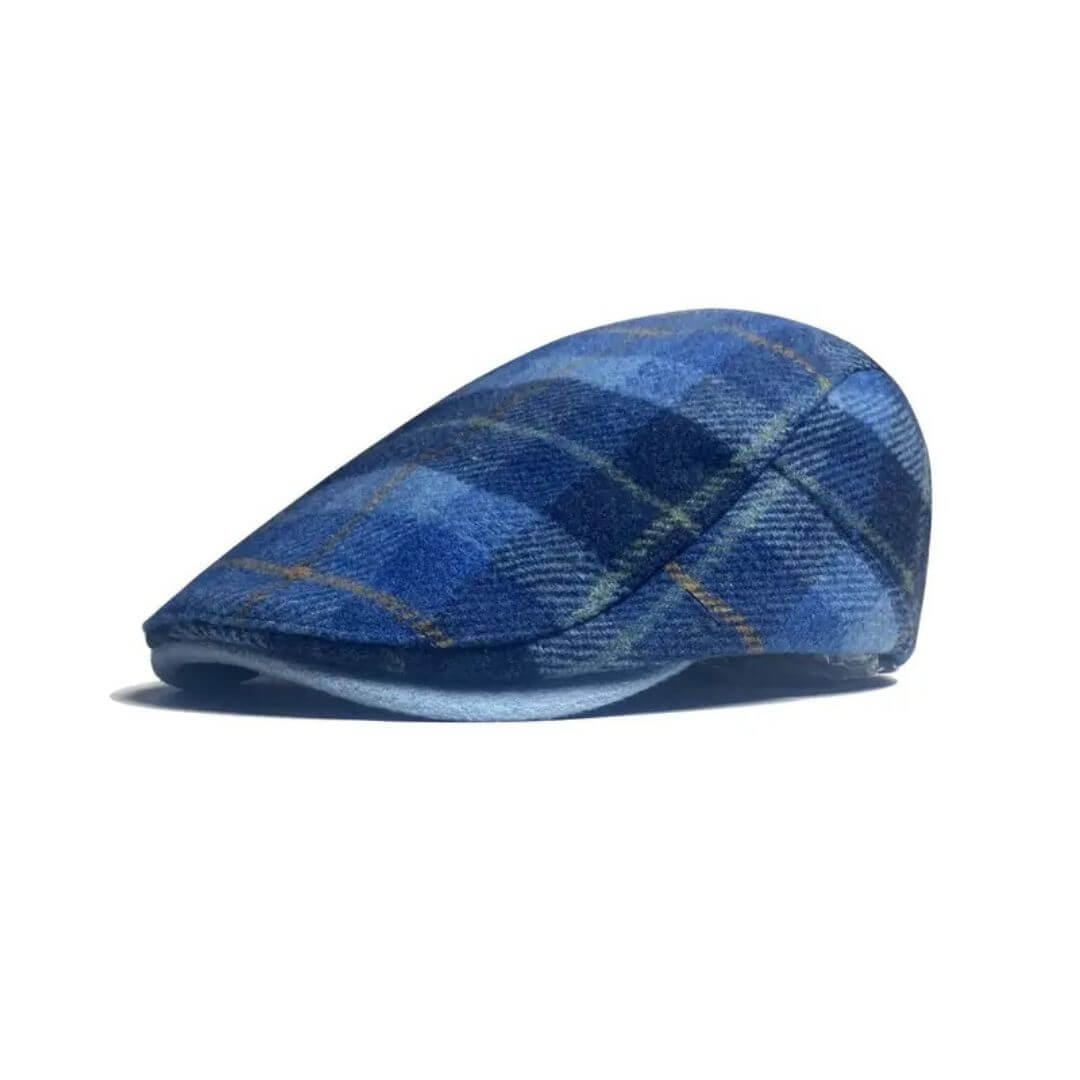 Wool Flat Cap – Classic Check