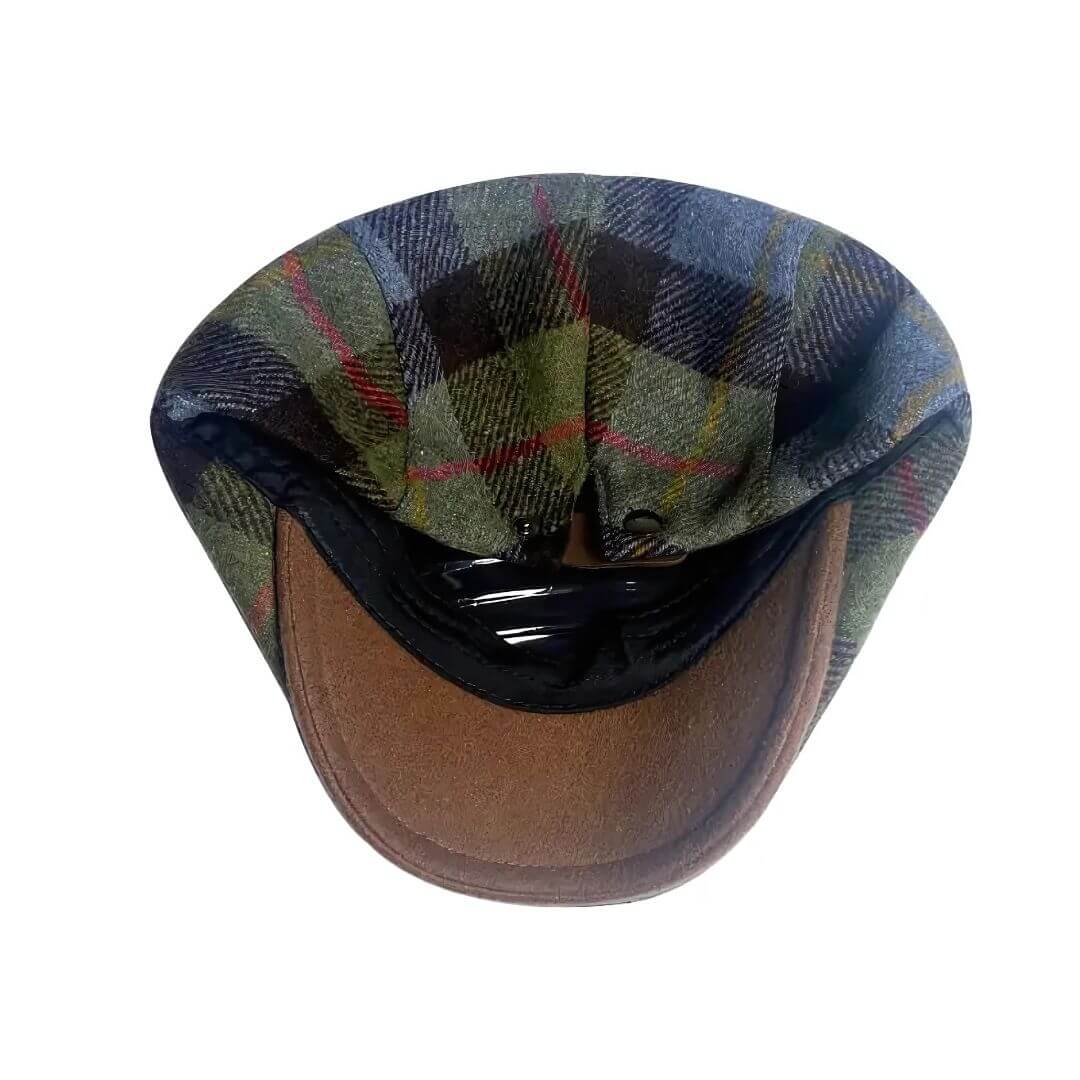 Wool Flat Cap – Classic Check