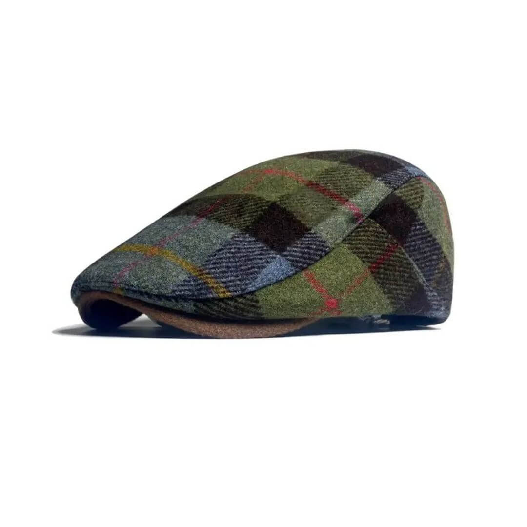 Wool Flat Cap – Classic Check
