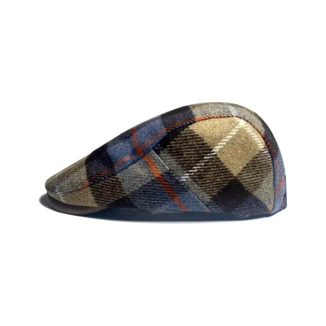 Wool Flat Cap – Classic Check
