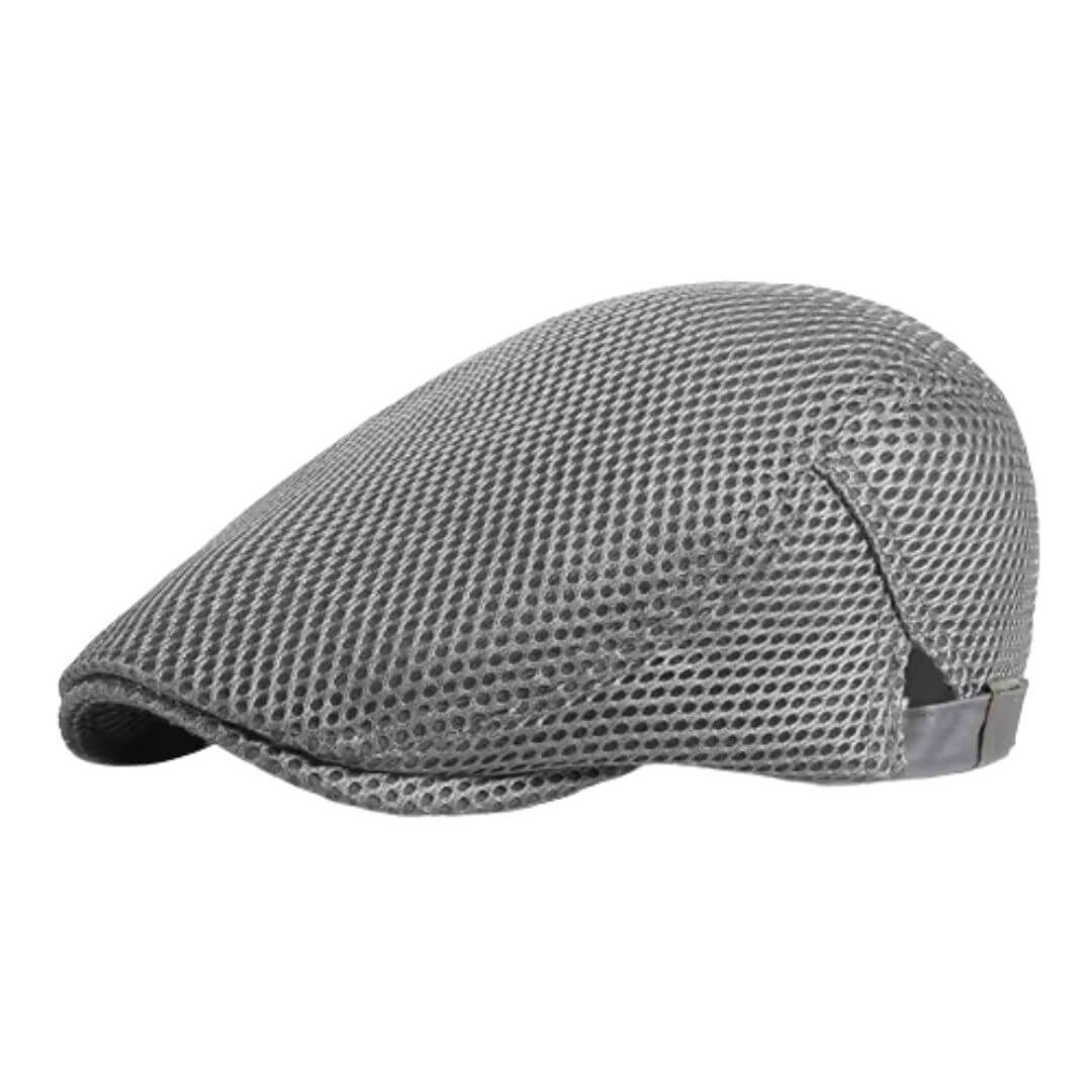 Mesh Acrylic Flat Cap – Breathable, Adjustable