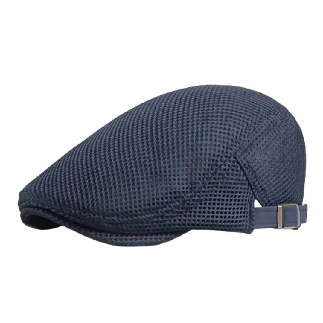 Mesh Acrylic Flat Cap – Breathable, Adjustable