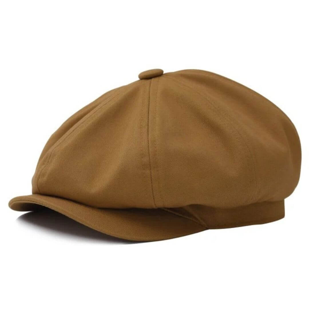 Cotton Twill Newsboy Cap | Timeless Style