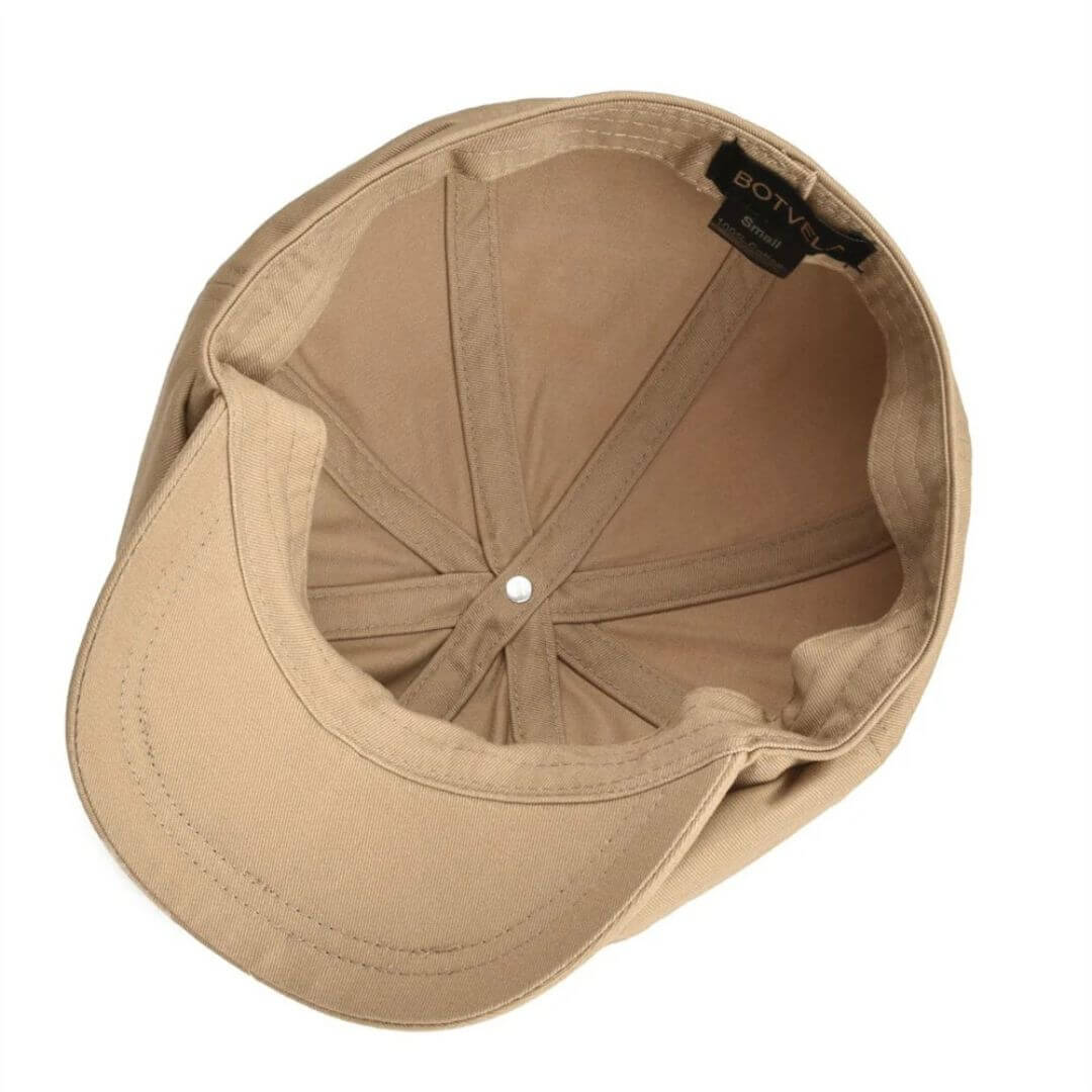 Cotton Twill Newsboy Cap | Timeless Style