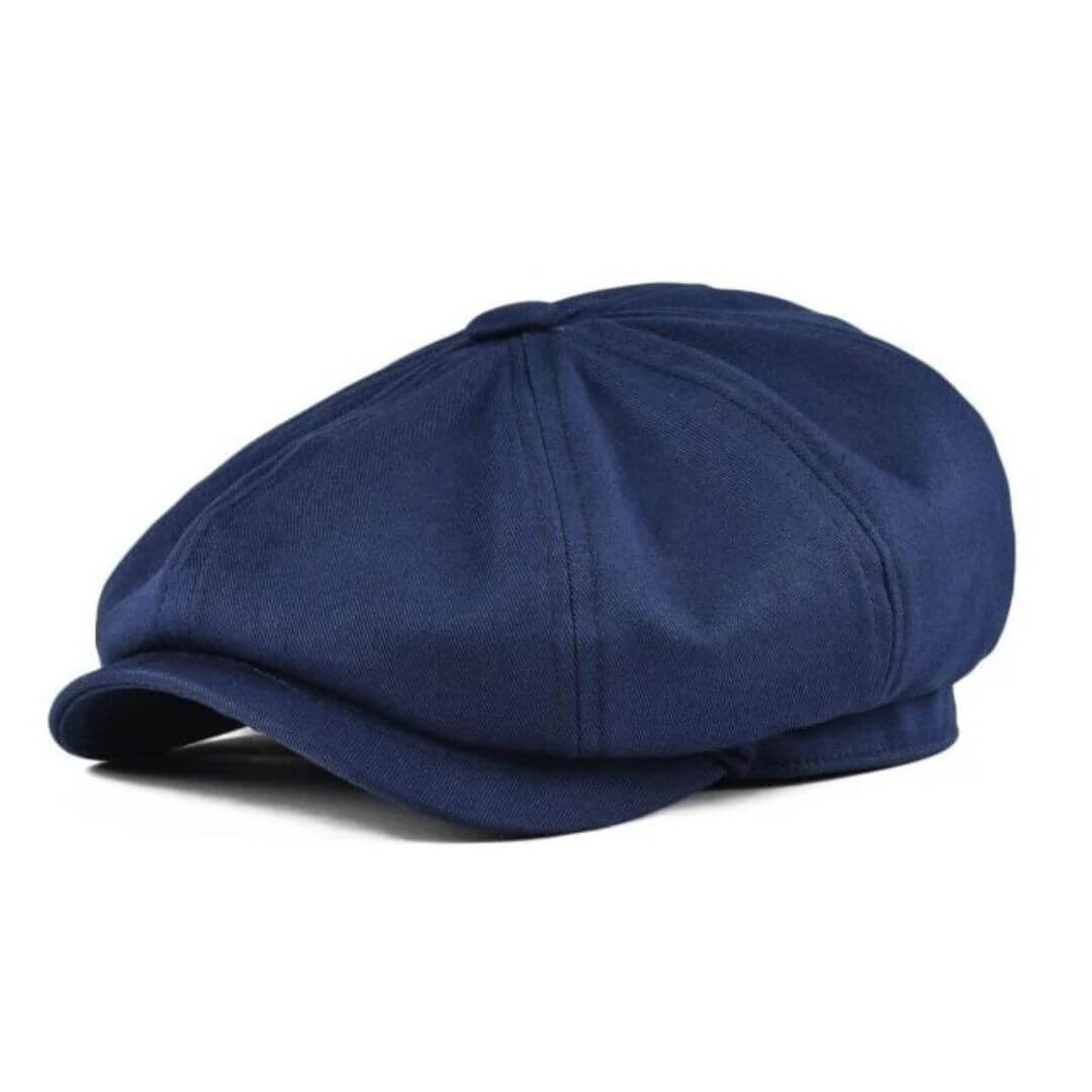 Cotton Twill Newsboy Cap | Timeless Style