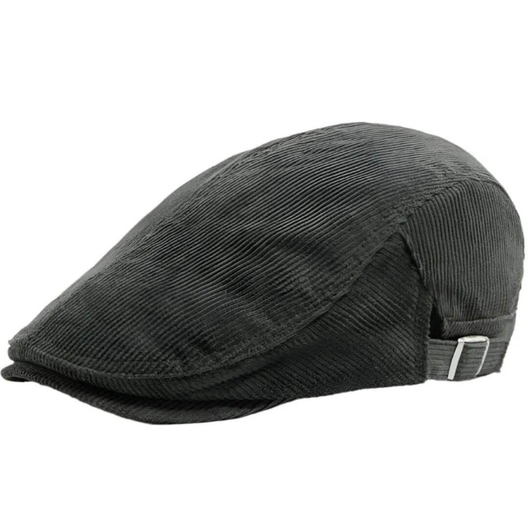 Corduroy Flat Cap - Adjustable Classic