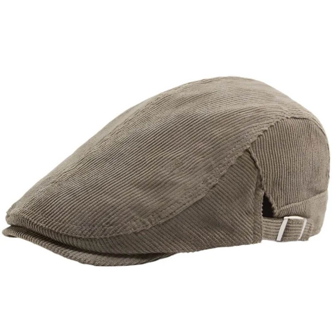 Corduroy Flat Cap - Adjustable Classic