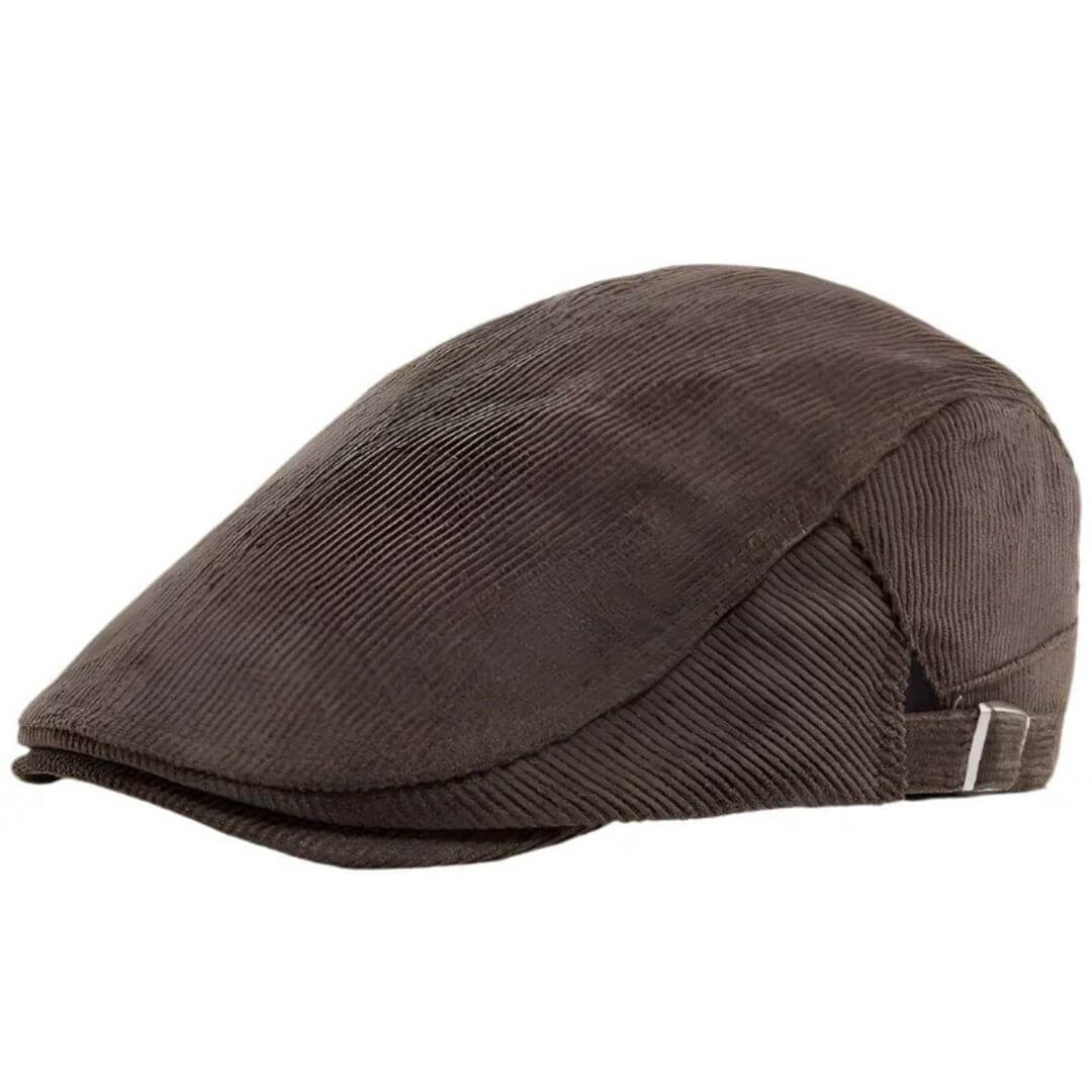 Corduroy Flat Cap - Adjustable Classic
