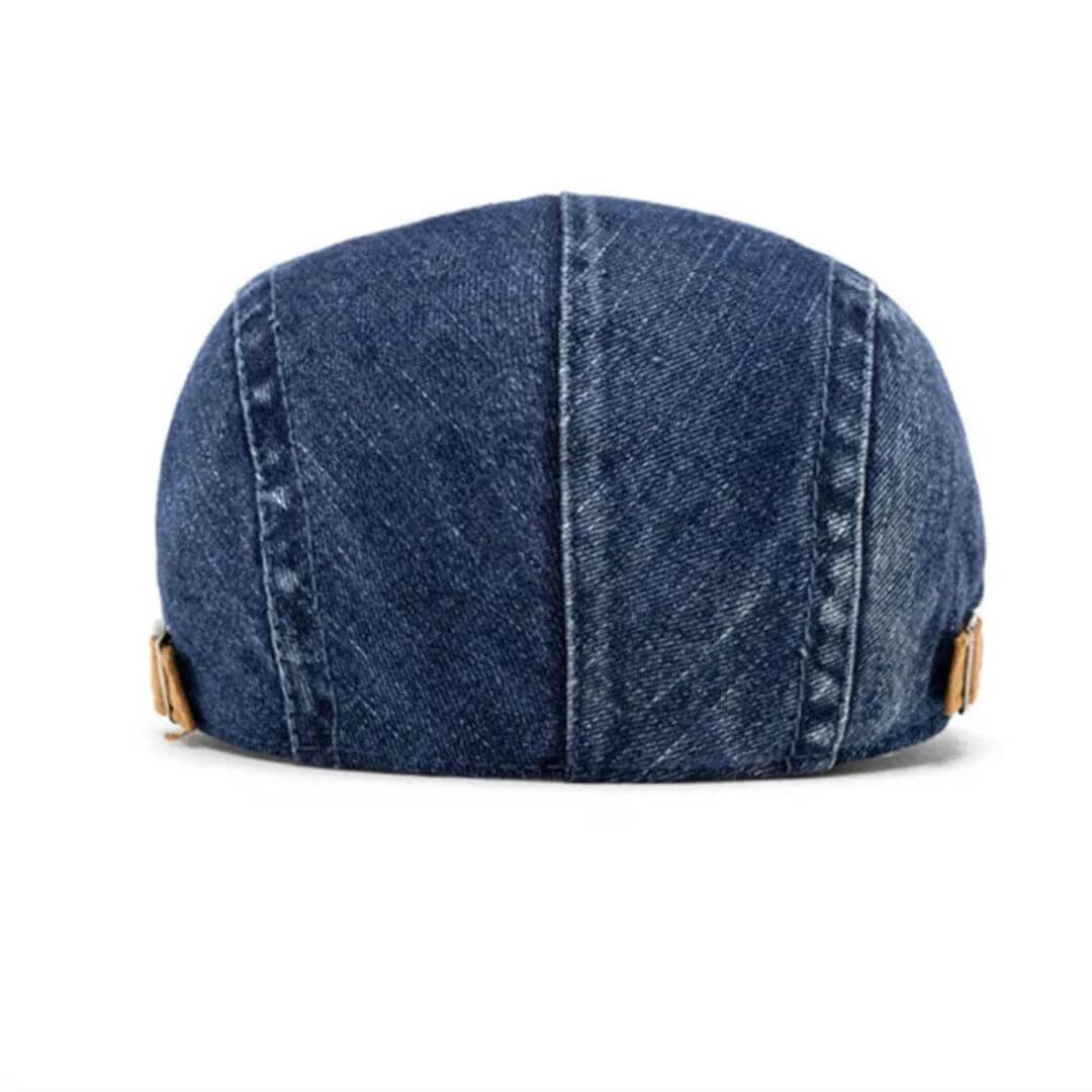 Denim Flat Cap – Classic Cotton