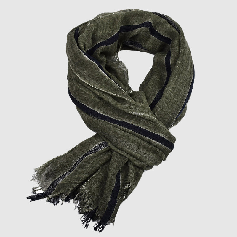 Golden Thread Scarf – Viscose Blend Luxury Wrap