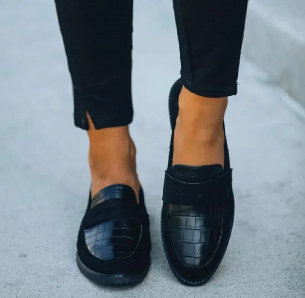 Orthopedic Loafers – Classic Black Leather
