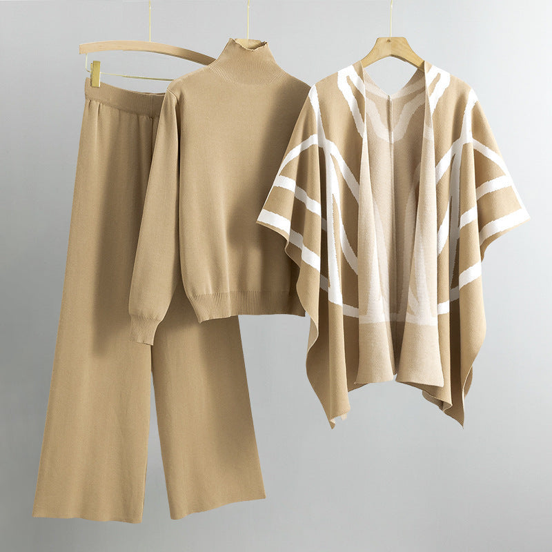 Autumn Harmony Set | Wide-Leg Pants & Sweater