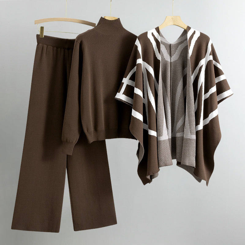 Autumn Harmony Set | Wide-Leg Pants & Sweater