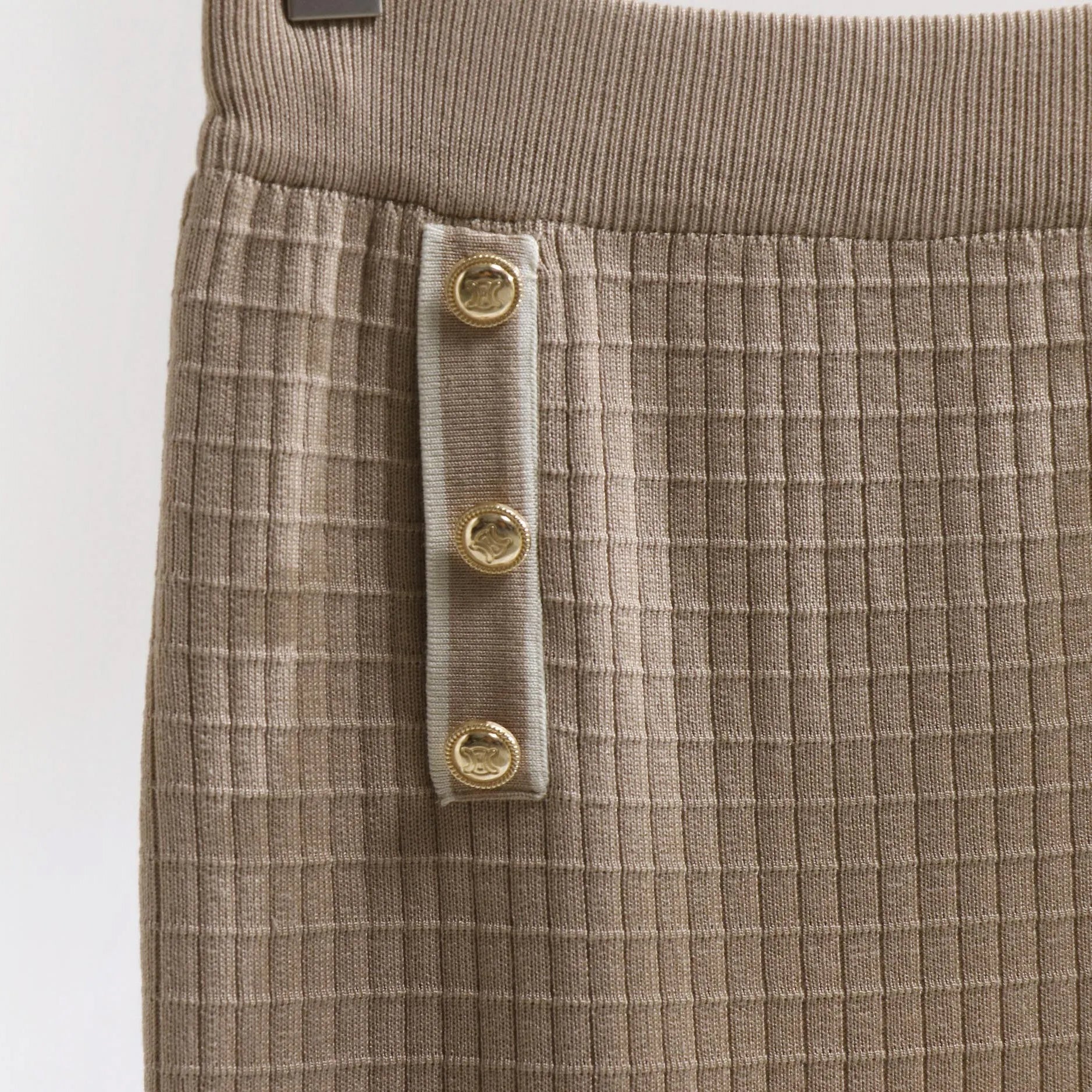 Chloé Montclair Élan Set | Textured Knit Cardigan & Skirt