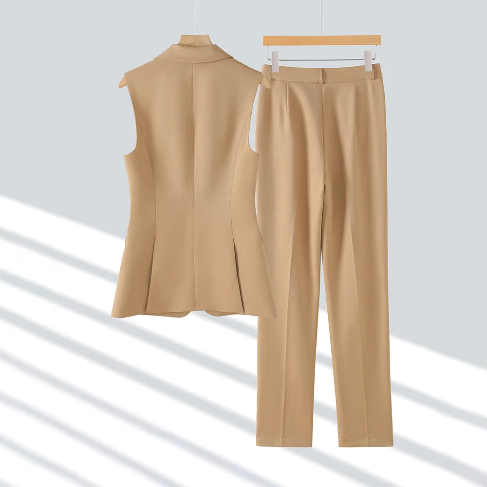 Executive Vest and Pants | Sleek Formal Wear