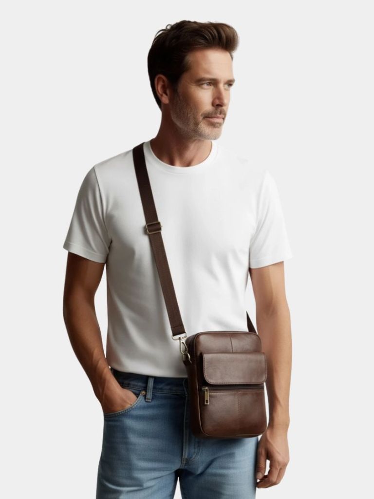 Leather Shoulder Bag | Classic Luxury