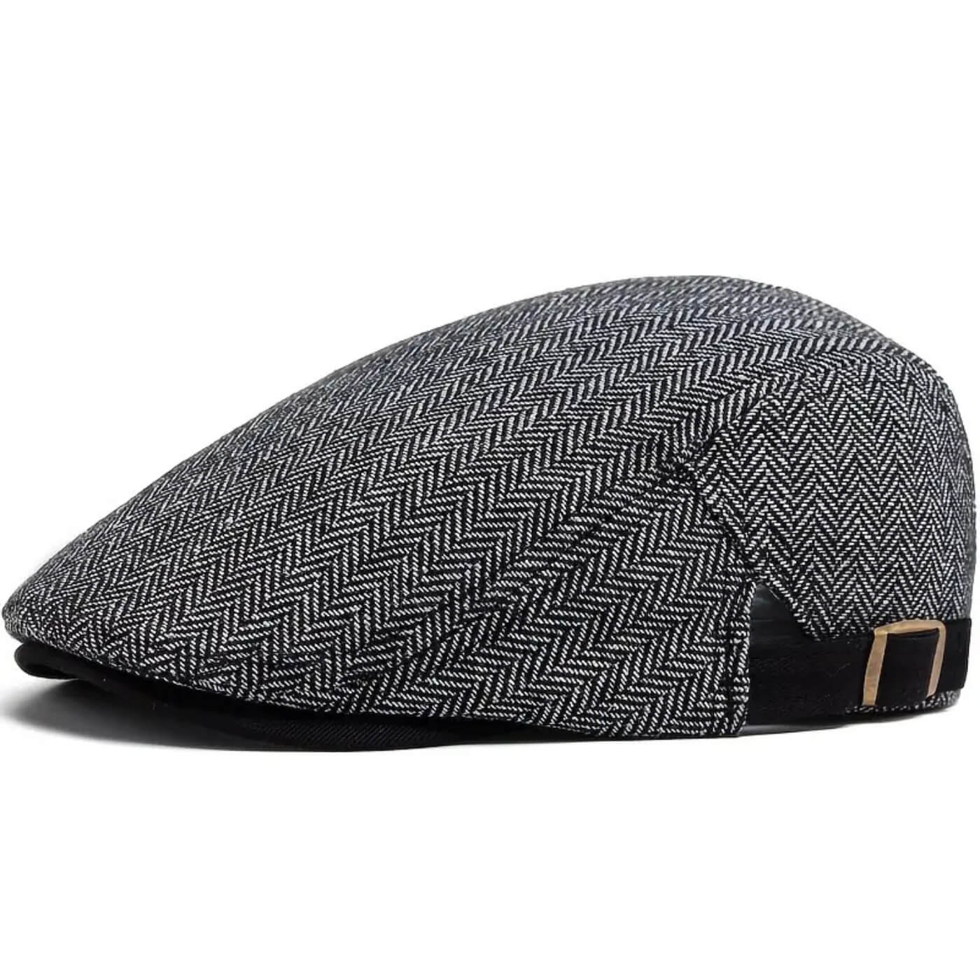 Herringbone Flat Cap | Lightweight Design