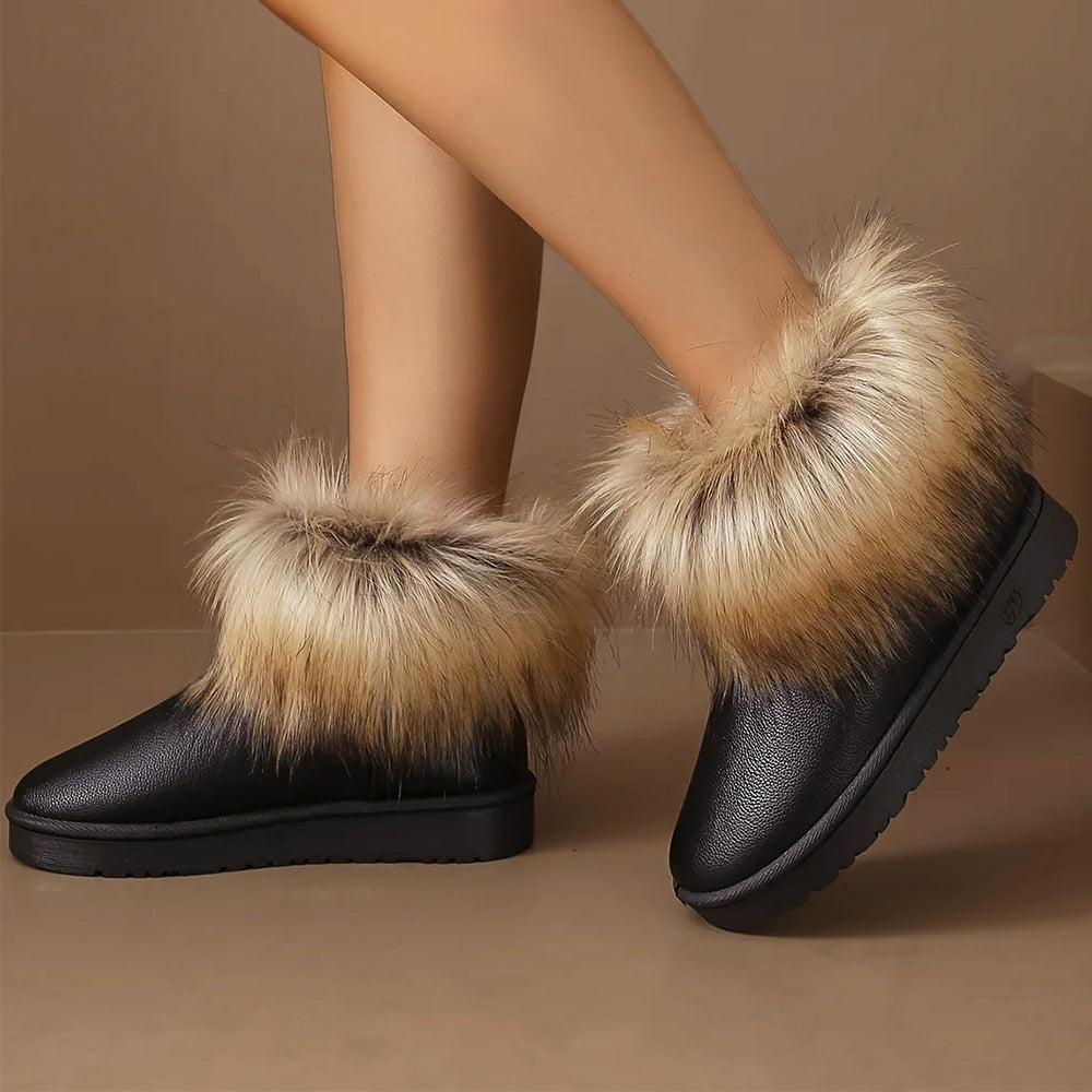 Faux Fur Boots – Elegant Winter