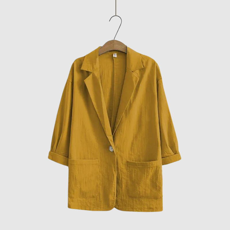 Linen Blazer Set | Loose Fit Duo