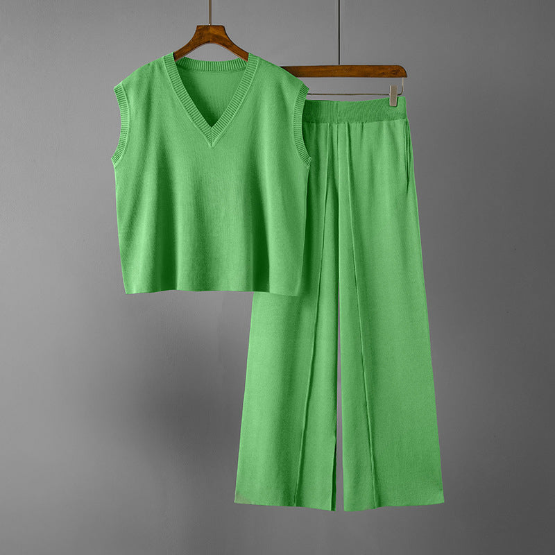 Knitted 2 Piece Set – Stylish Lounge Wear