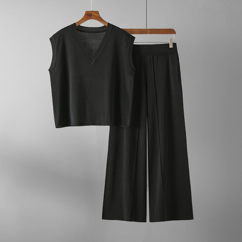 Knitted 2 Piece Set – Stylish Lounge Wear