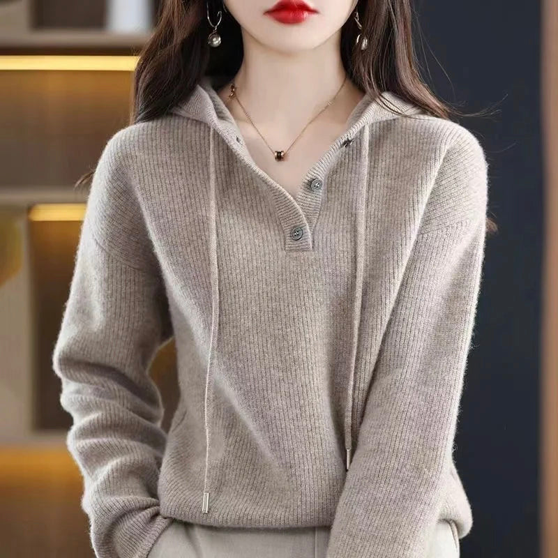 Cashmere Sweater – Luxe Hooded Style