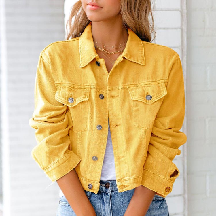 Denim Jacket Featuring Elise Leroy Petals