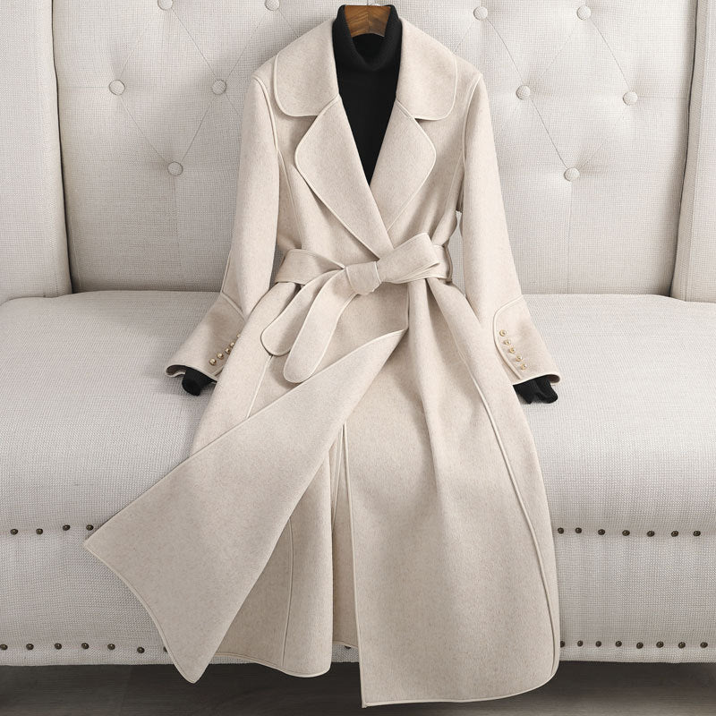 Wool Coat - Tailored Luxury Belted