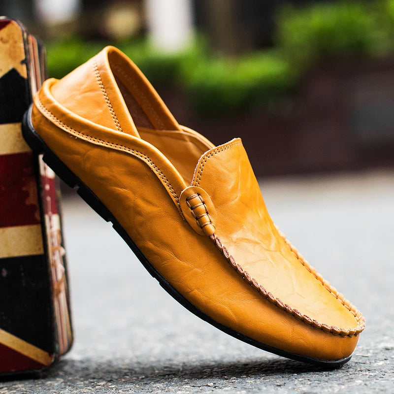 Italian Leather Loafers | Classic Comfortable Men's Slip-On Shoes | Viretti Milano