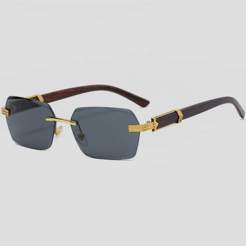 Rimless Gradient Sunglasses – Polarized Lightweight Luxury