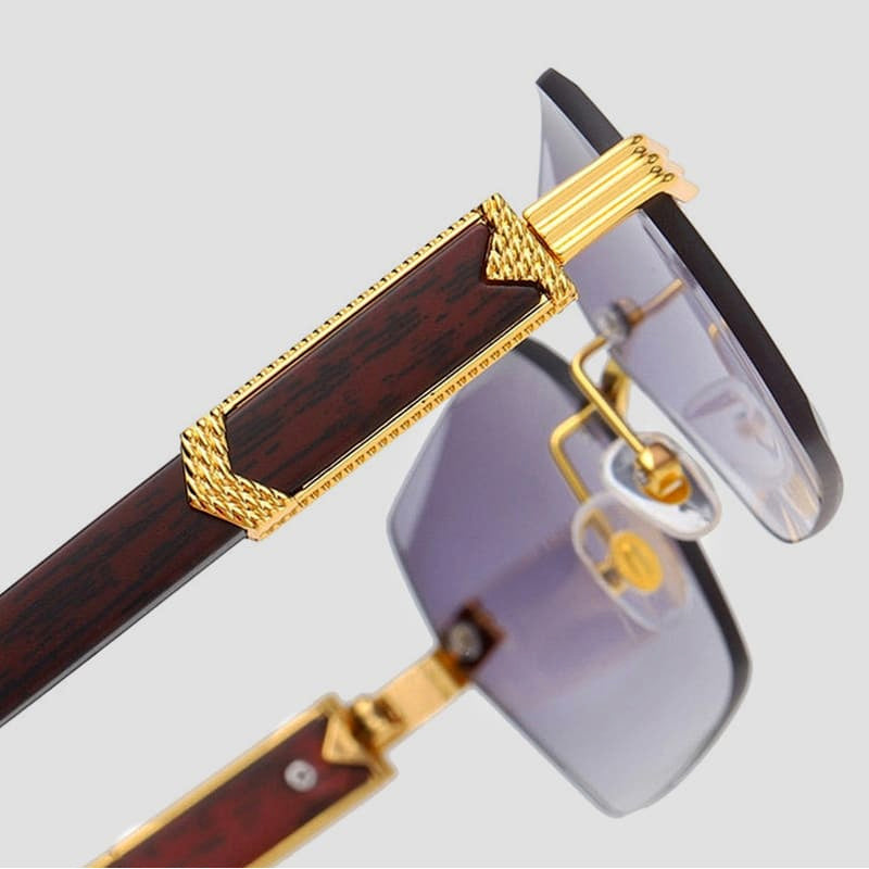 Rimless Gradient Sunglasses – Polarized Lightweight Luxury