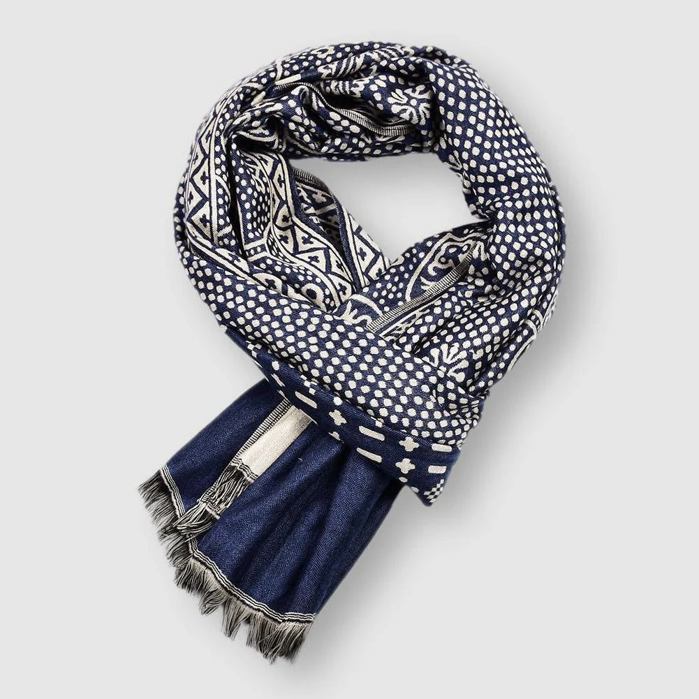 Cotton Scarf – Lightweight Patterned Wrap