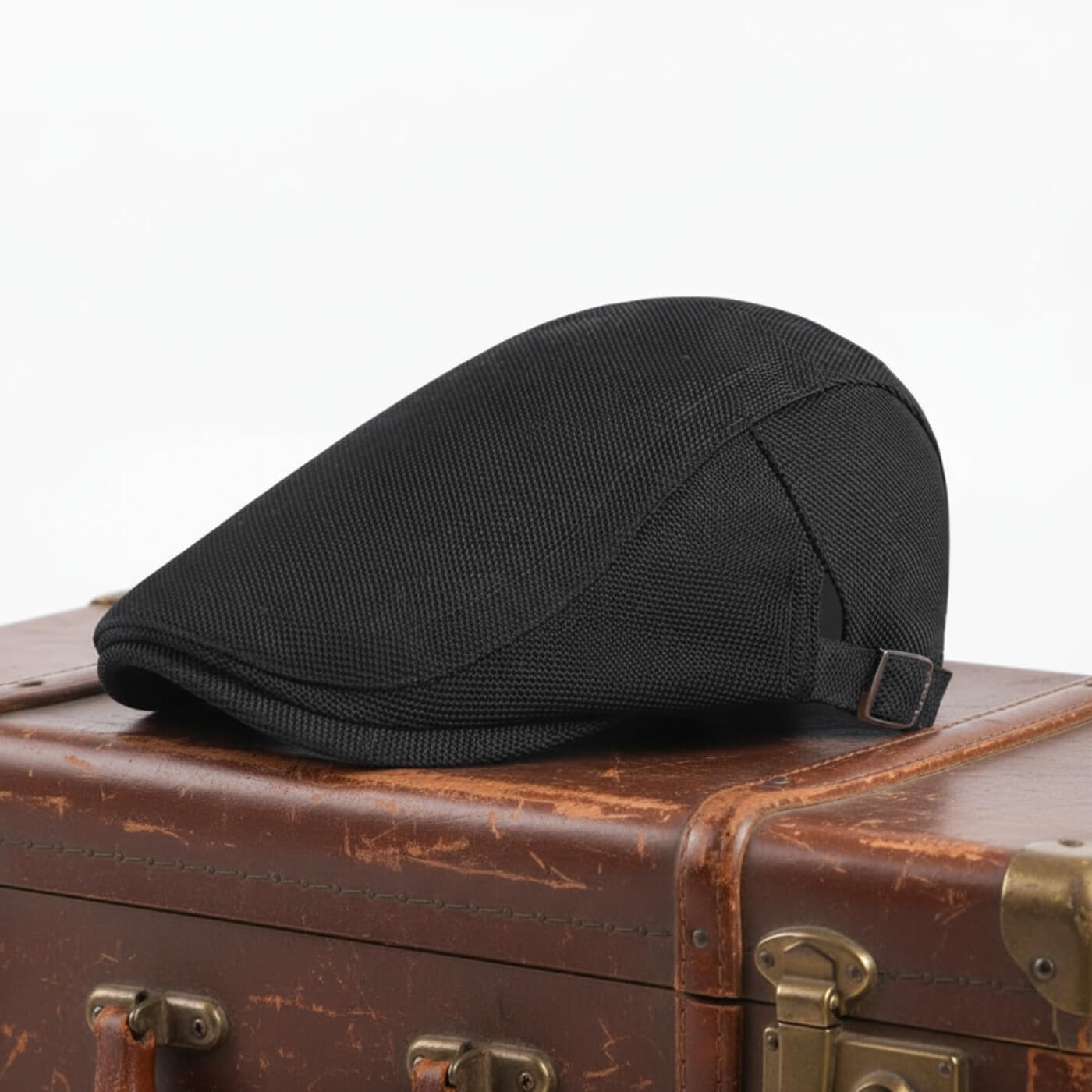 Breathable Flat Cap - Adjustable Fit