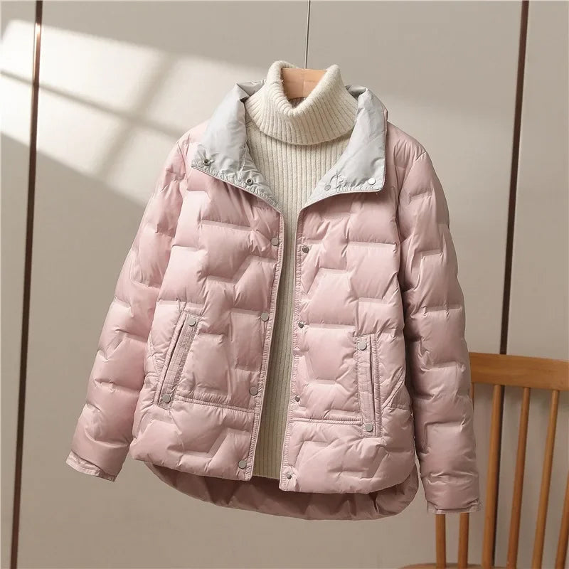 Quilted Down Jacket | Lightweight Insulated Coat