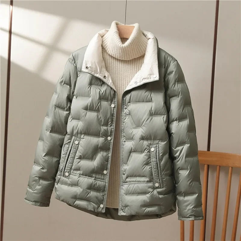 Quilted Down Jacket | Lightweight Insulated Coat