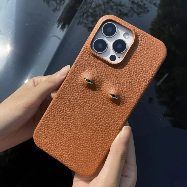 Leather iPhone Case – Premium Pebbled Design