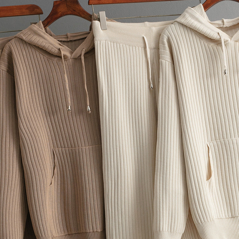 Cotton Lounge Set – Soft Ribbed